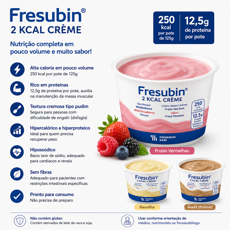 Fresubin Creme 2 kcal beneficios