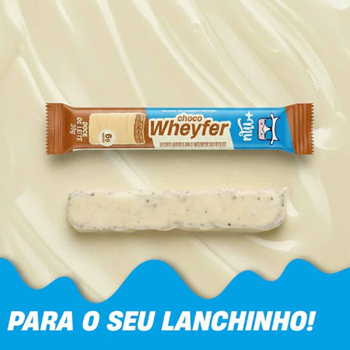barra de proteina choco wheyfer doce de leite +my sabor doce de leite