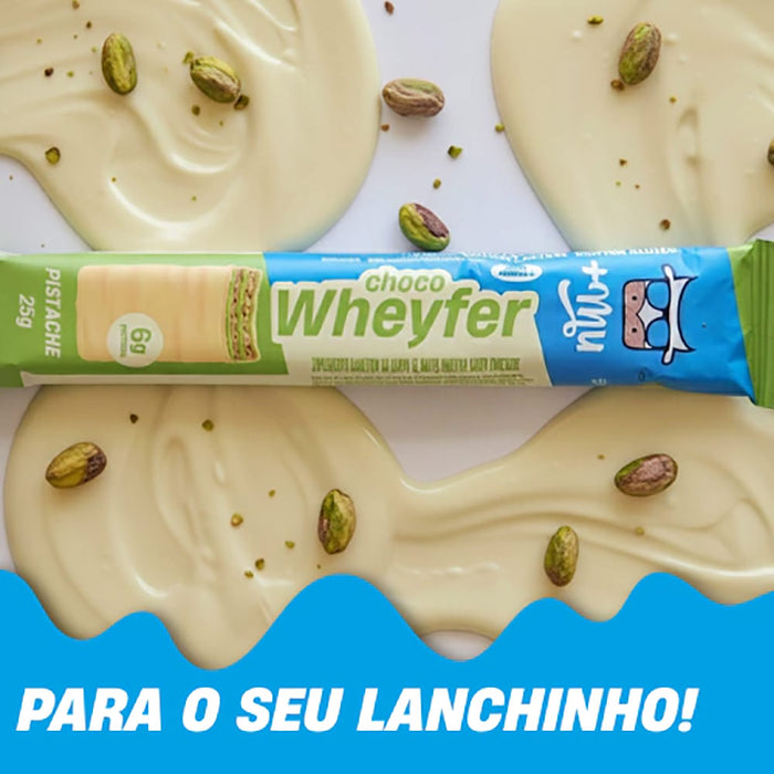 Chocowheyfer +mu sabor pistache barra de proteina