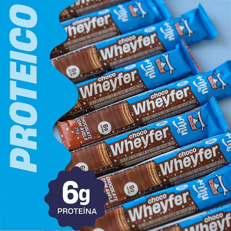 Chocowheyfer Chocolate com Avelã 25g - +mu