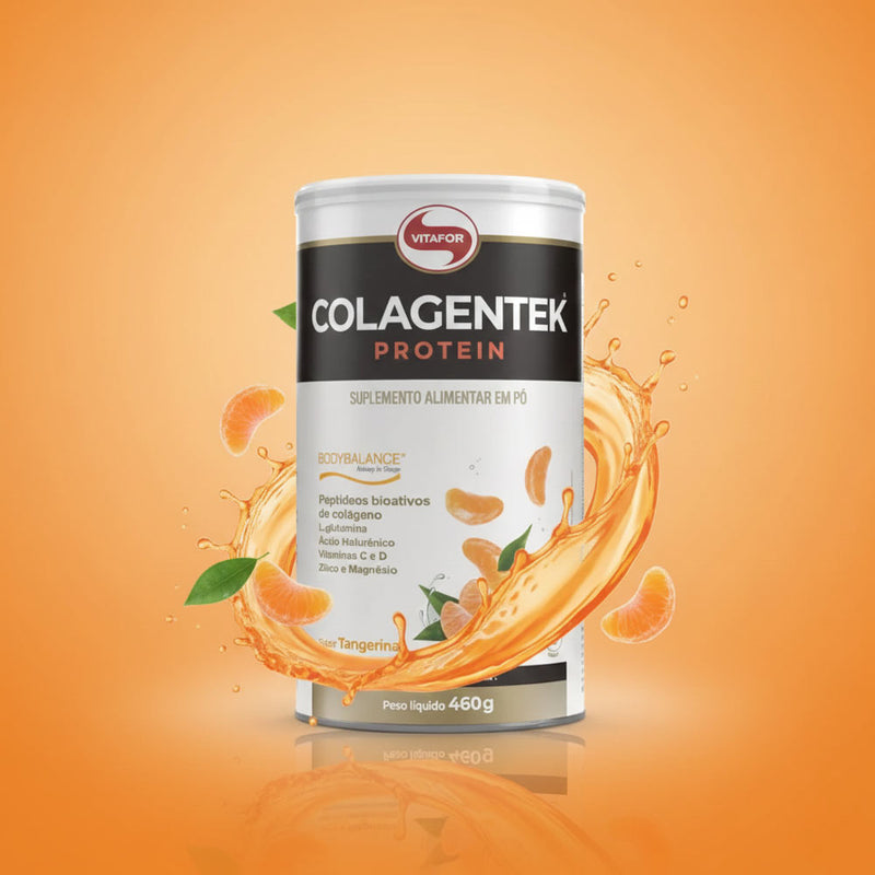 Colagentek Protein Tangerina 460g - Vitafor
