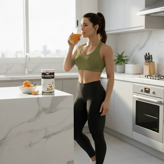 suplemento alimentar Colagentek Protein Tangerina 460g - Vitafor