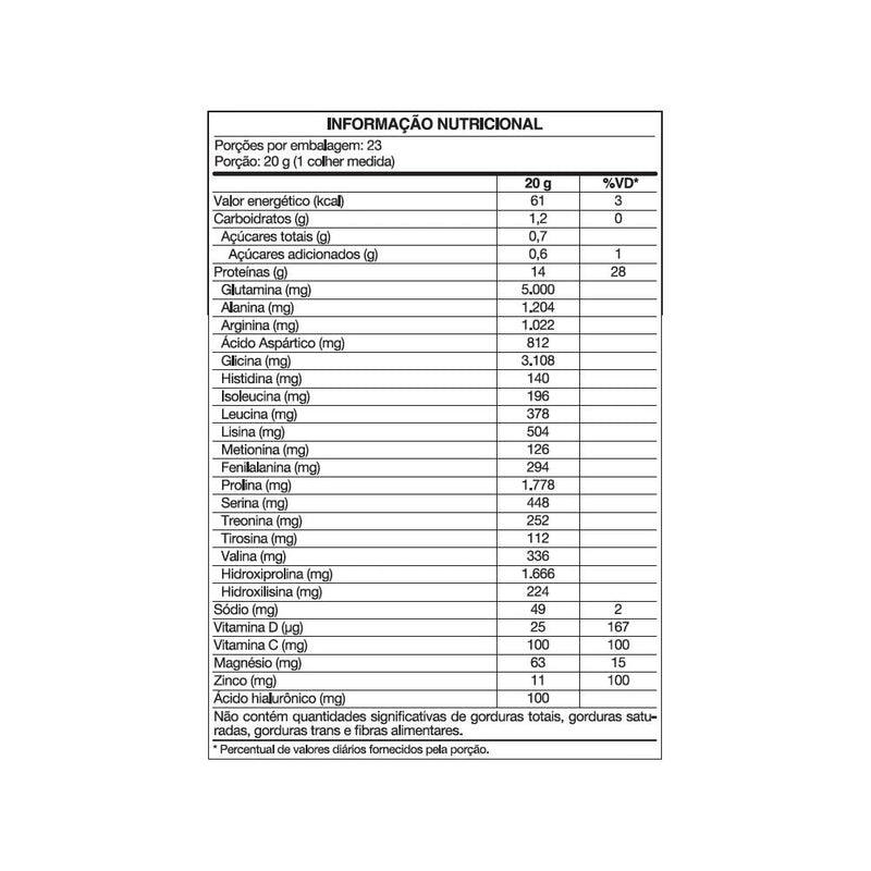 colagentek protein tabeka nutricional sabor tangerina 