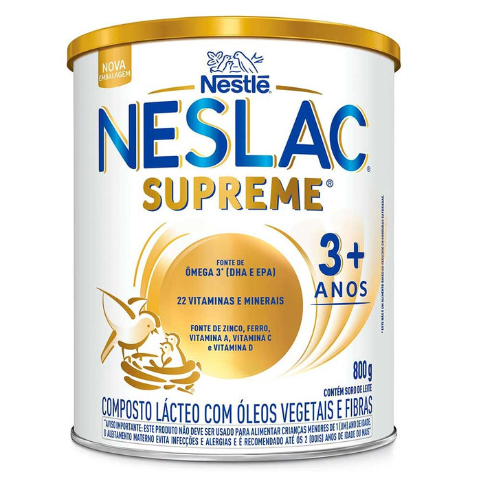 Neslac Supreme 3+ Anos 800g Composto Lácteo - Nestlé