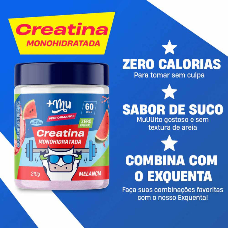 Creatina Melancia 210g +mu