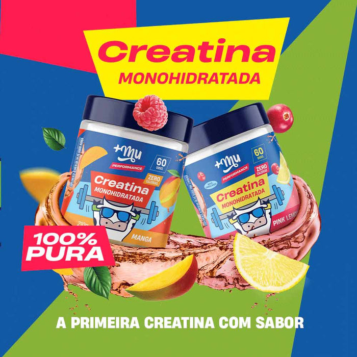 Creatina Pink Lemonade 210g +mu