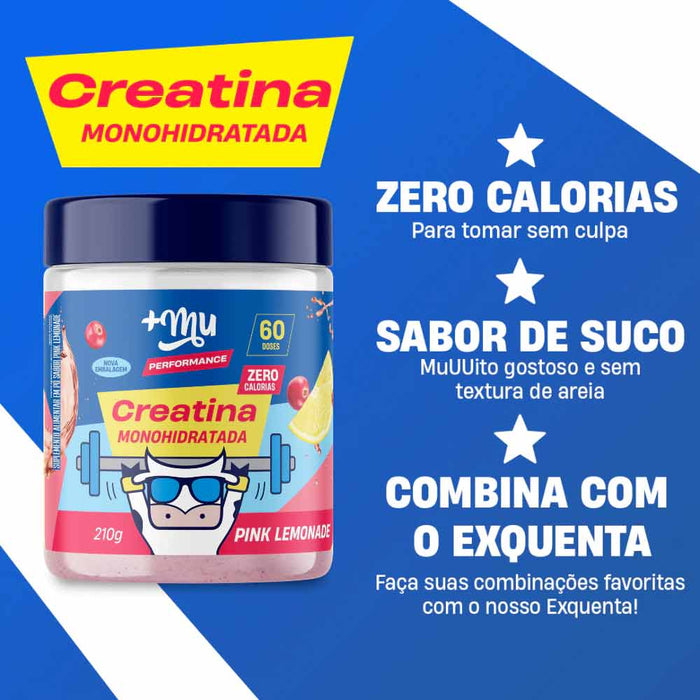 Creatina Pink Lemonade 210g +mu