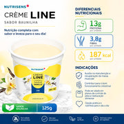 Cremeline DB Baunilha 125g Prodiet - embalagem, vista lateral