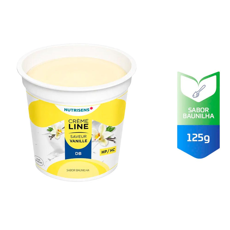 Cremeline DB Baunilha 125g Prodiet - vista frontal da embalagem