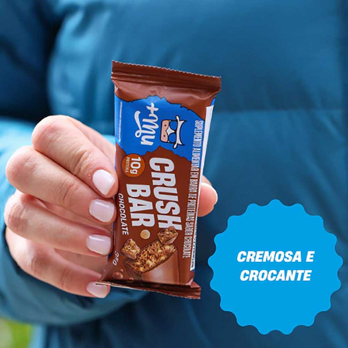 Barra de Proteina Crushbar Chocolate 2.0 35G - +MU