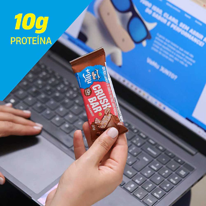 Barra de Proteina Crushbar Morango 2.0 35G - +MU