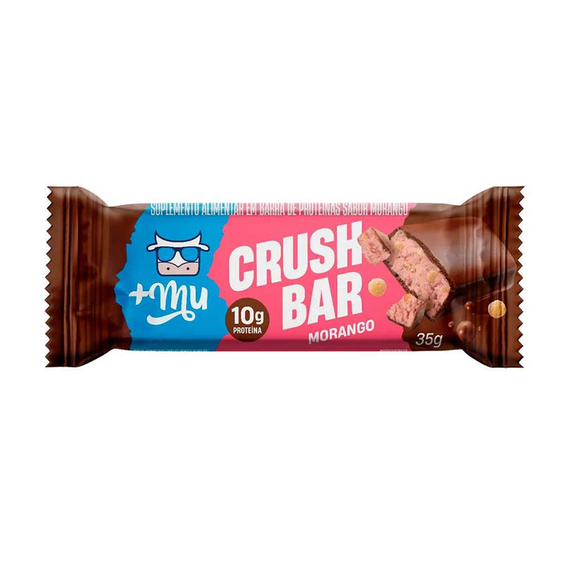 Barra de Proteina Crushbar Morango 2.0 35G - +MU