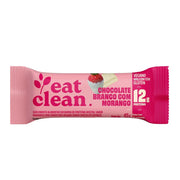 barra de proteina eat clean sabor chocolate branco com morango 45g - Dux Nutrition
