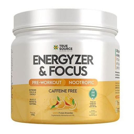 Energyzer e Focus Sabor Frutas Amarelas - True Source