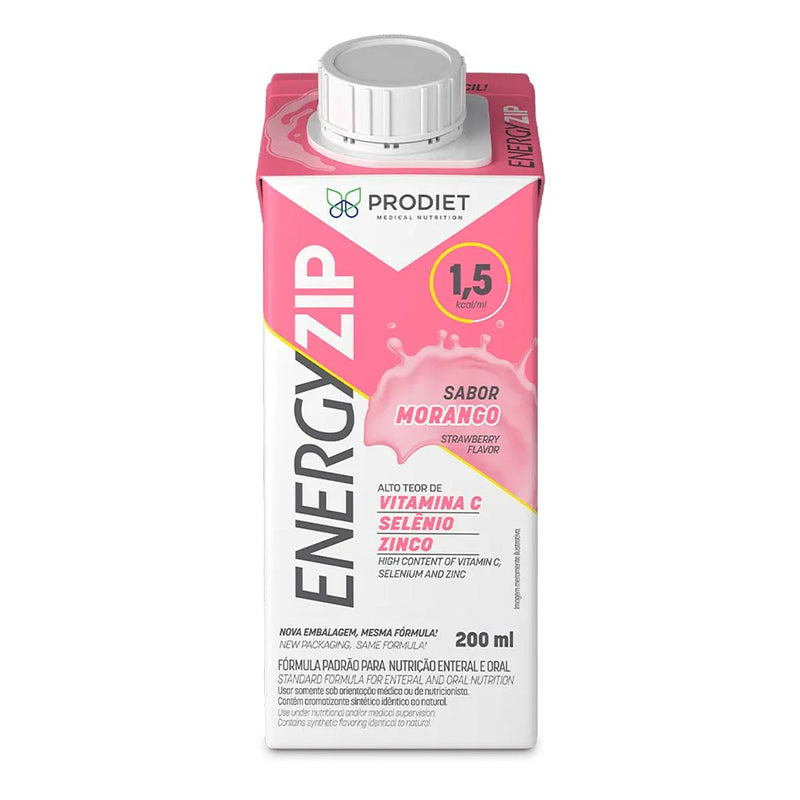 Energyzip Morango 200ml - Prodiet