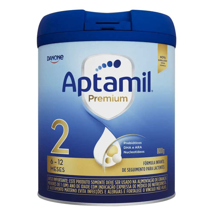 Fórmula Infantil: Aptamil Premium 2 800g - 6-12 Meses - Danone
