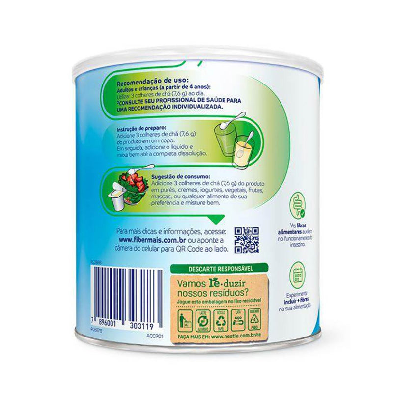 recomendação de uso fiber mais