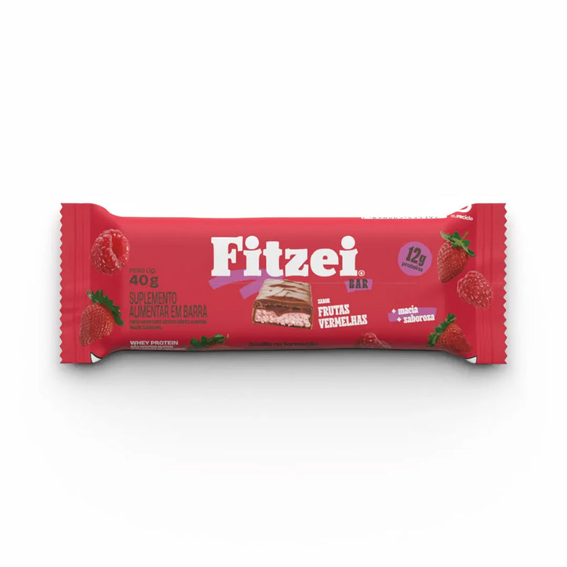 Barra de Proteina Fitzei Frutas Vermelhas 40g - Vitafor