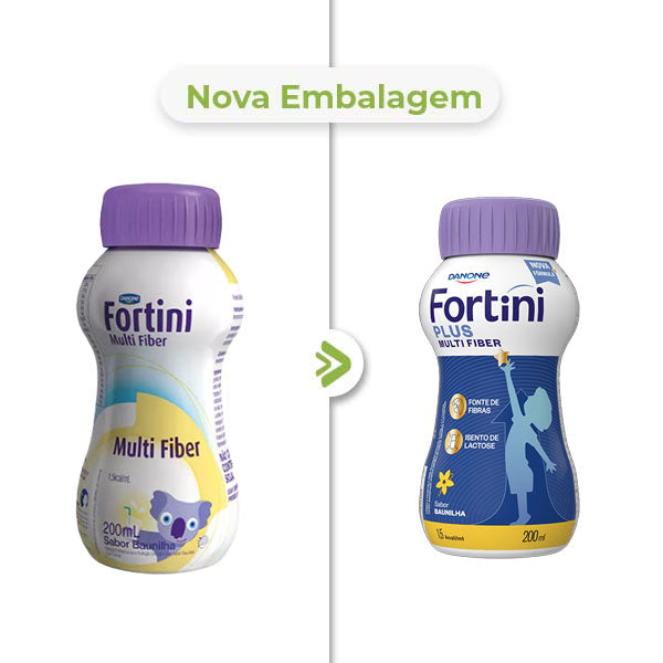 Fortini Multi Fiber Baunilha 200ml - Danone