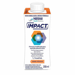 Impact Pêssego Suplemento Alimentar 200ml - Nestlé