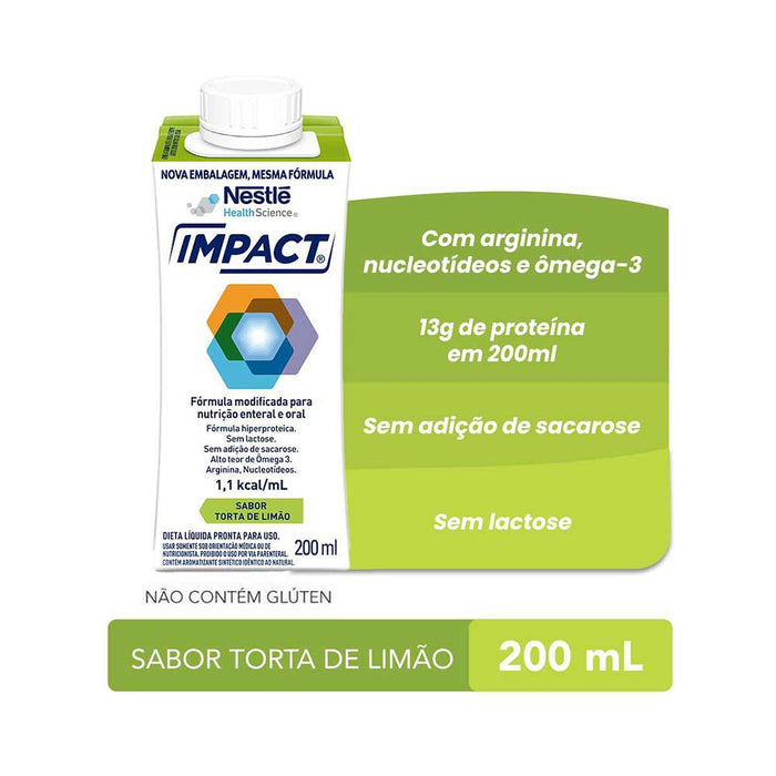 beneficios impact torta de limão 200ml 