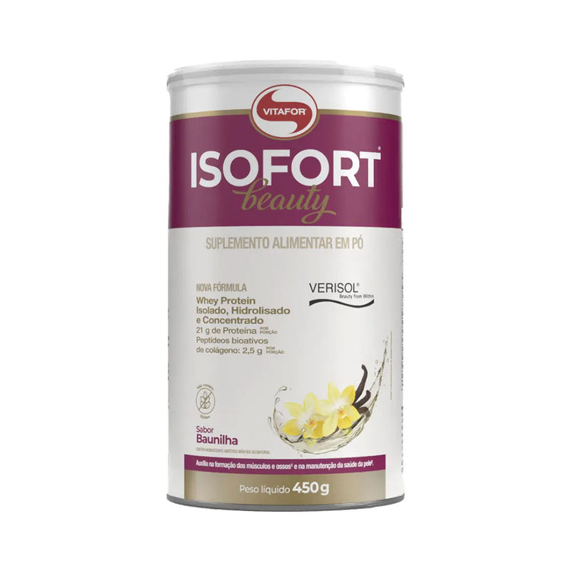 Isofort Beauty Baunilha 450g - Vitafor