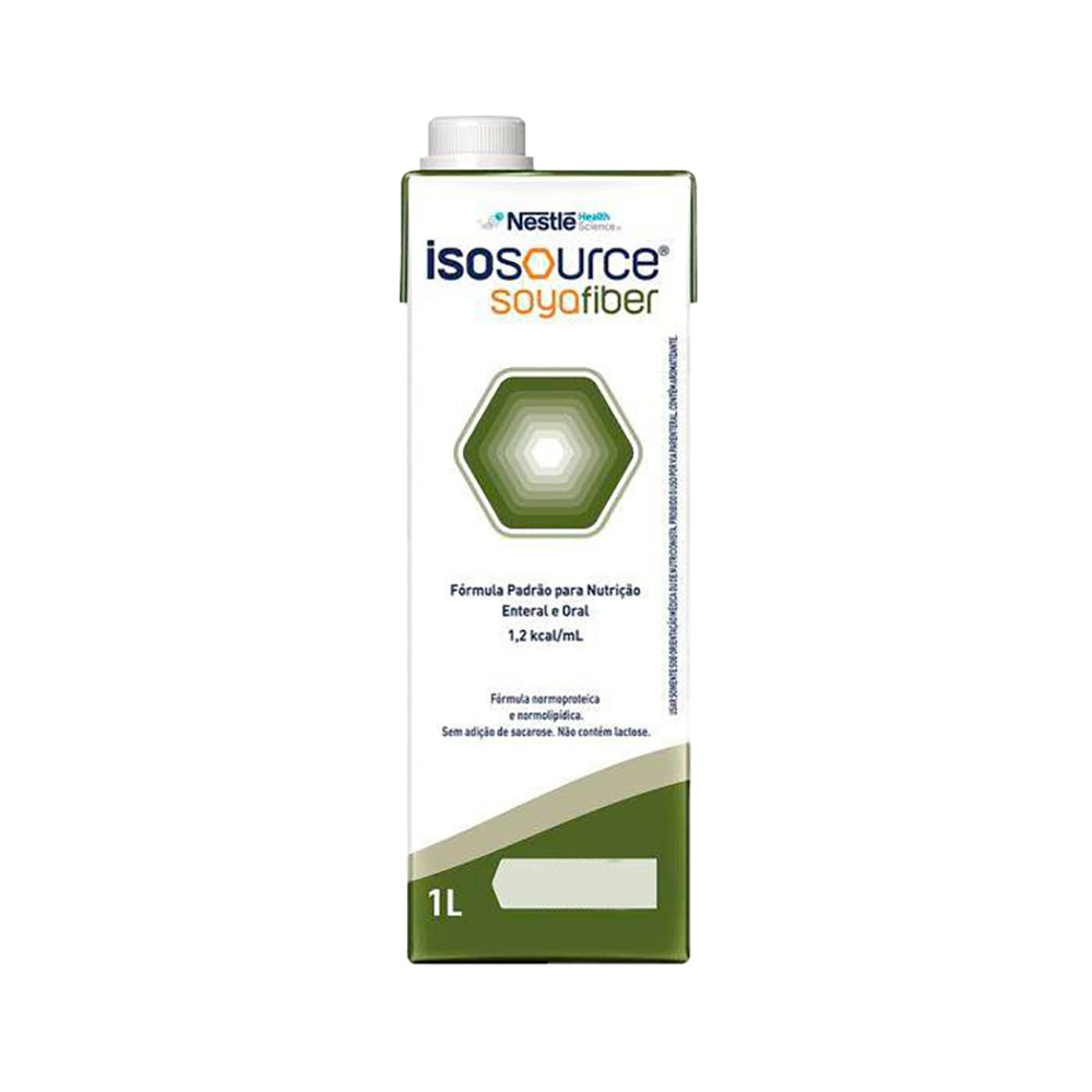 Isosource Soya Fiber 1.2 Kcal/ml Baunilha 1L - Nestlé - Enutri
