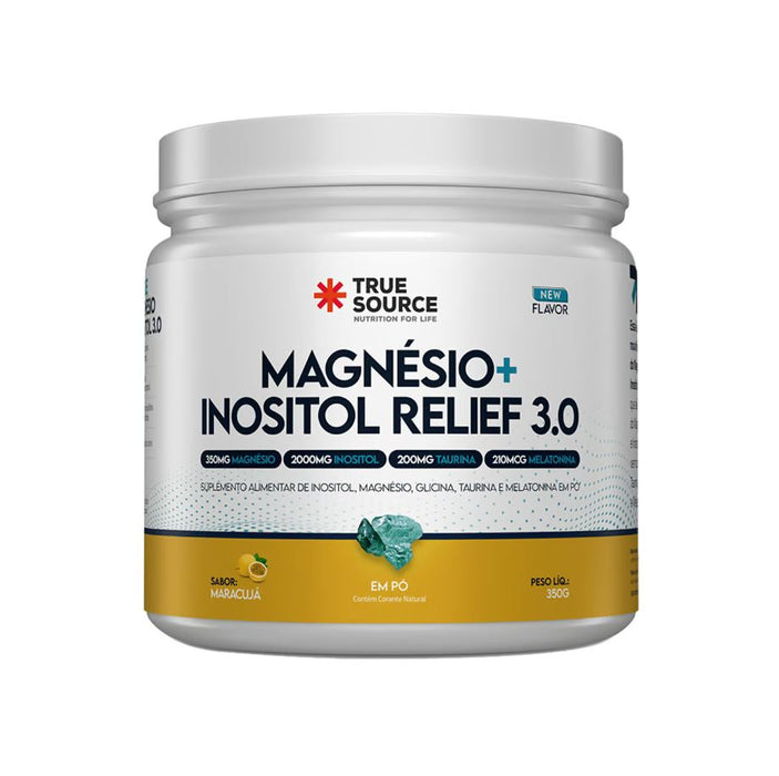 Magnesio + Inositol Relief 3.0 Maracuja 350g - True Source