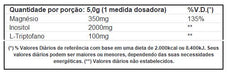 tabela nutricional do suplemento alimentar magnésio + inositol relief da true source