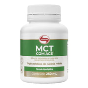 MCT com AGE 250ml Vitafor – triglicerídeos de cadeia média para nutrição enteral e oral, frasco, vista frontal