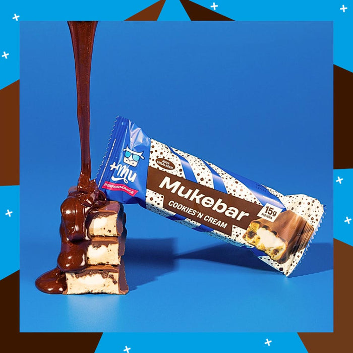 Barra de Proteina Mukebar Cookies'n Cream 60g +mu