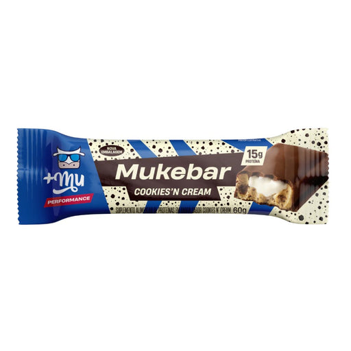 Barra de Proteina Mukebar Cookies'n Cream 60g +mu