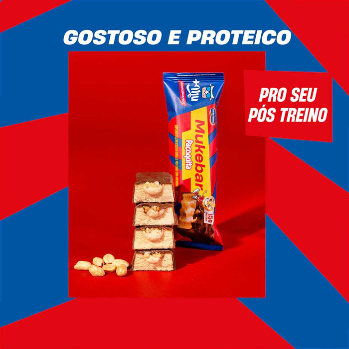 Barra de Proteina Mukebar Paçoquita 60g +MU