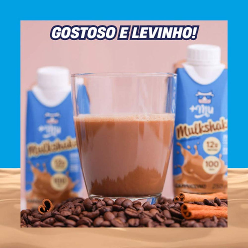 bebida lactea Mulkshake Cappuccino 250ml - +Mu