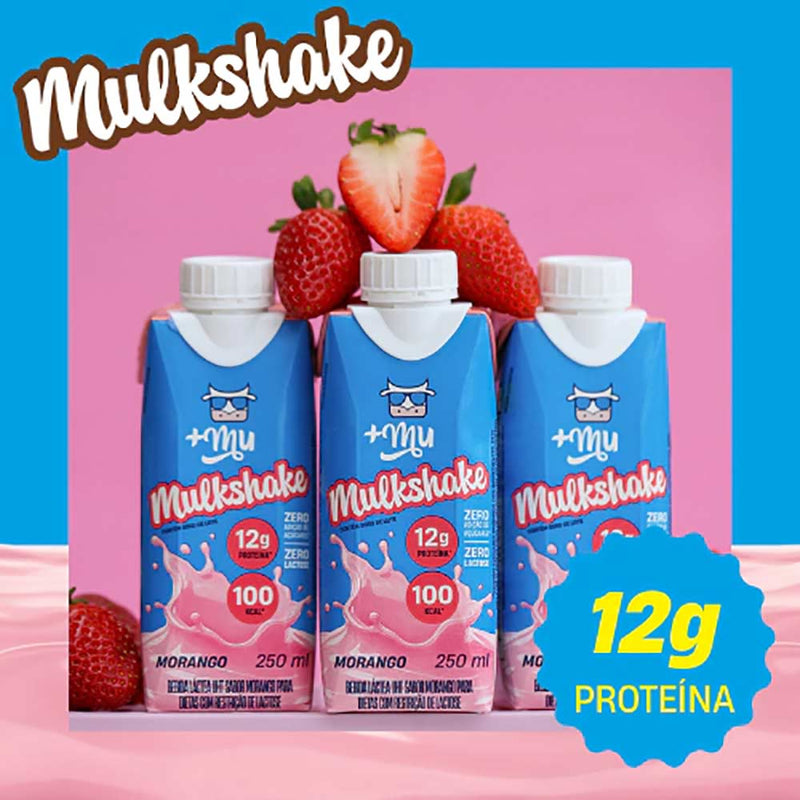 Mulkshake Morango 250ml +Mu