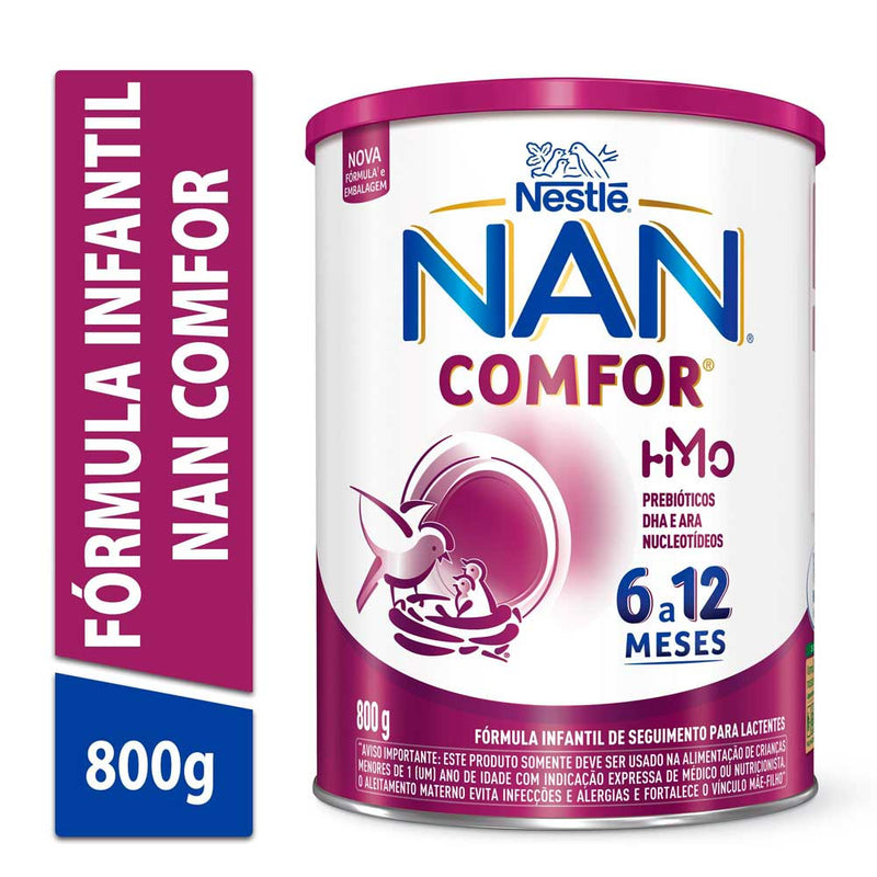 Nan Comfor Hmo - 6 a 12 Meses 800g Fórmula Infantil - Nestlé