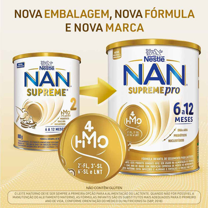 Nan Supreme Pro 6 a 12 Meses 800g - Nestlé