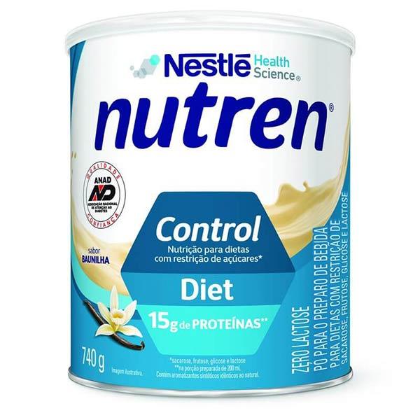 Suplemento Alimentar Nutren Control Pó Baunilha 740g - Nestlé