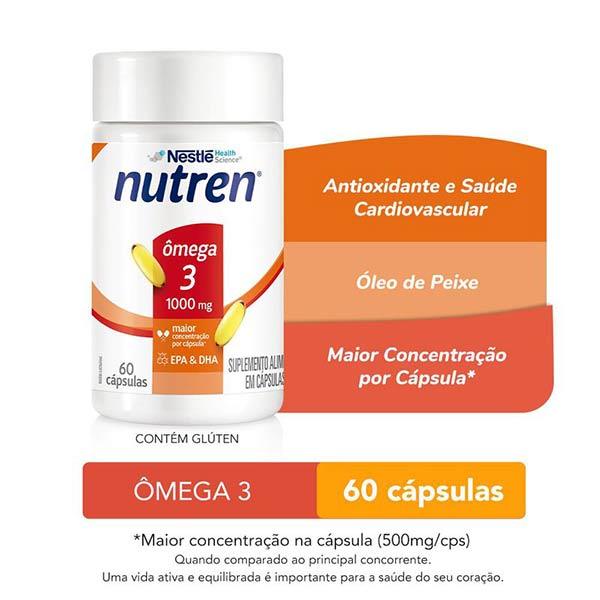 Nutren Ômega 3 100mg - 60 cápsulas - Nestlé