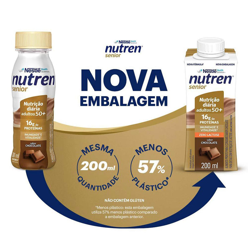 Nutren Senior Chocolate 200ml - Nestlé