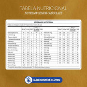 nutren senior chocolate tabela nutricional