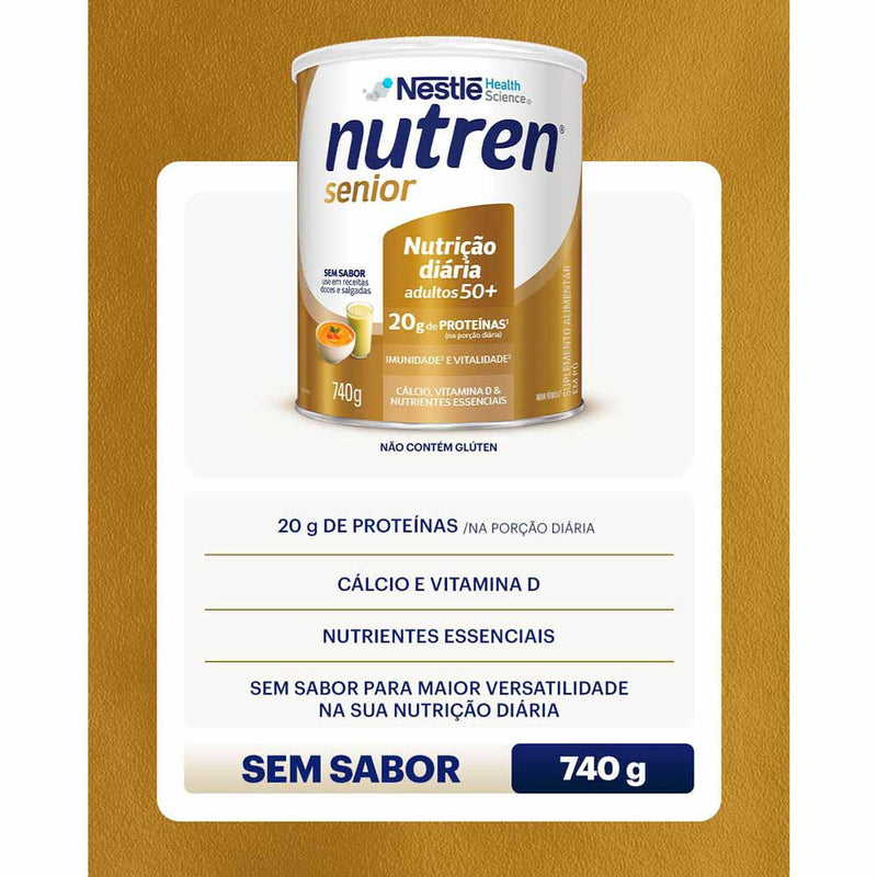 nutren senior sem sabor benefícios