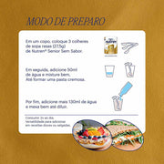nutren senior sem sabor modo de preparo