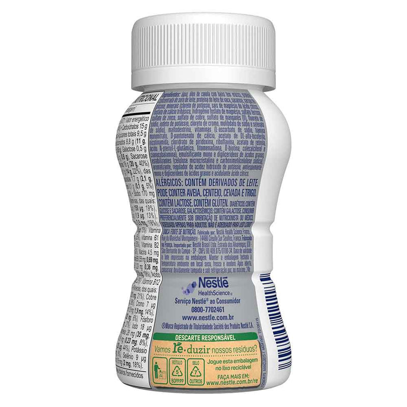 ingredientes Nutren Ultra Baunilha 125ml - Nestlé