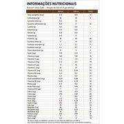 tabela nutricional nutren ultra cafe