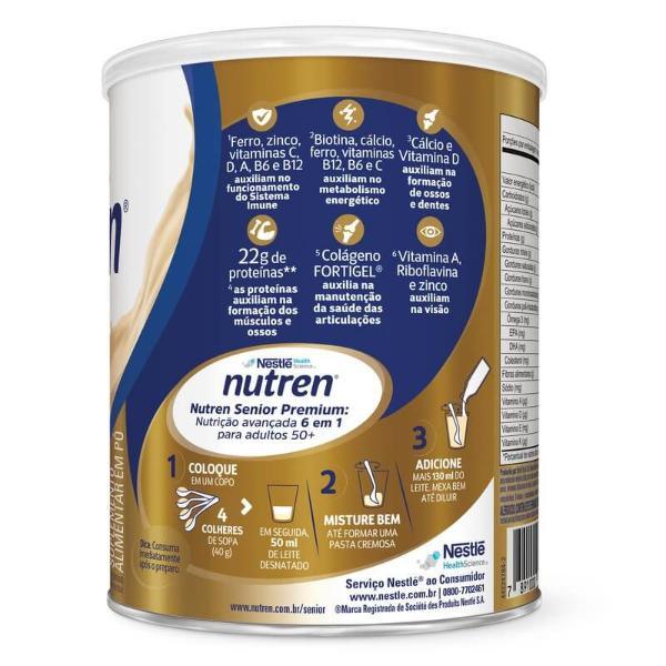 Suplemento Alimentar Nutren Senior Premium sabor baunilha Nestlé