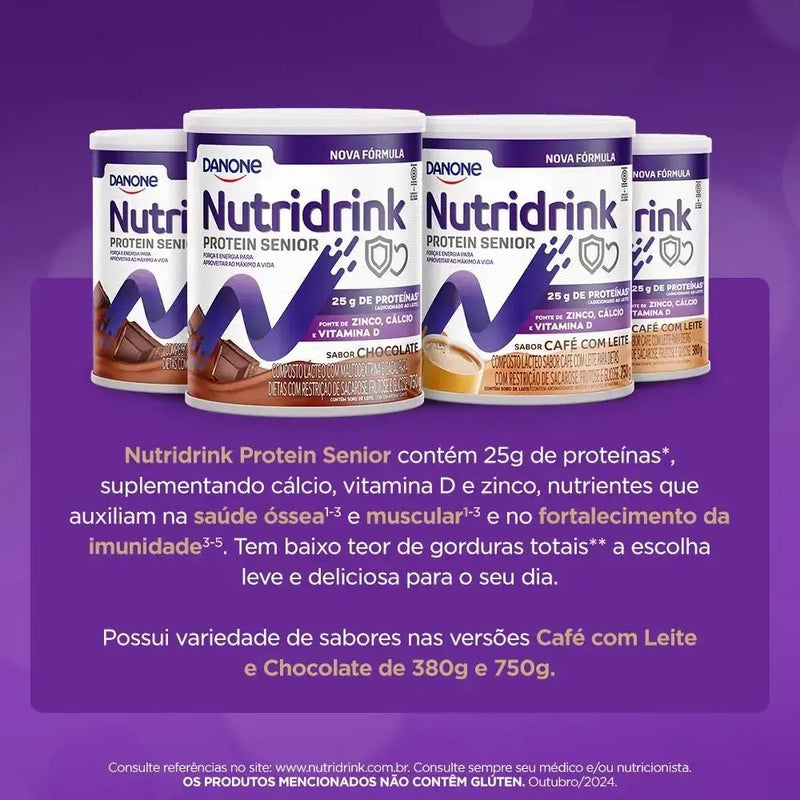 Nutridrink Protein Senior Café com Leite 750g Danone