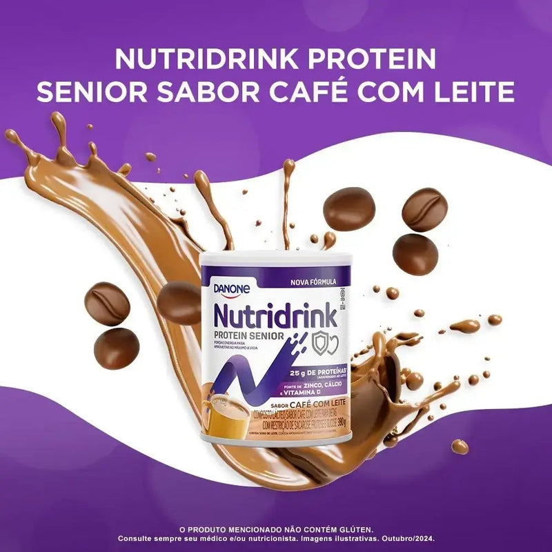 Nutridrink Protein Senior Café com Leite 750g Danone