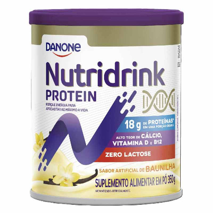 Suplemento Alimentar Nutridrink Protein Pó Baunilha 350g da Danone