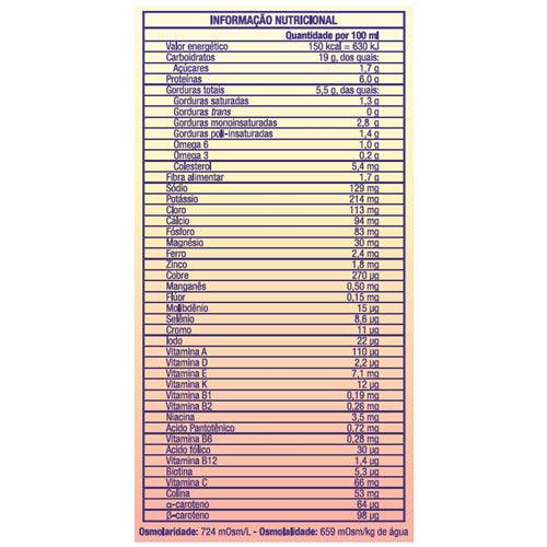 tabela nutricional Nutrison Energy 1.5 Multi Fiber 1L - Danone